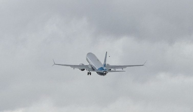 Το Boeing 737 Max 9 μύγες για πρώτη φορά - φωτογραφία: Jonathan Trent -Carlson | Αεροσκάφος